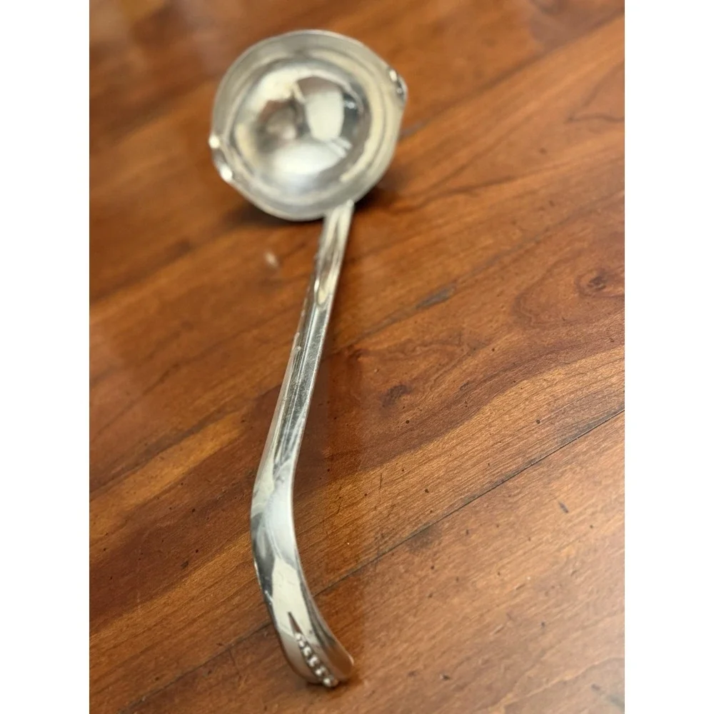 Napier‎ Vintage Silver-plate Punch Bowl Ladle